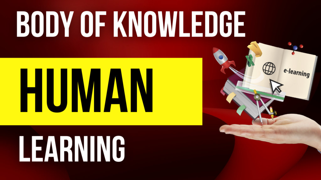Body of knowledge human learning dog works training company